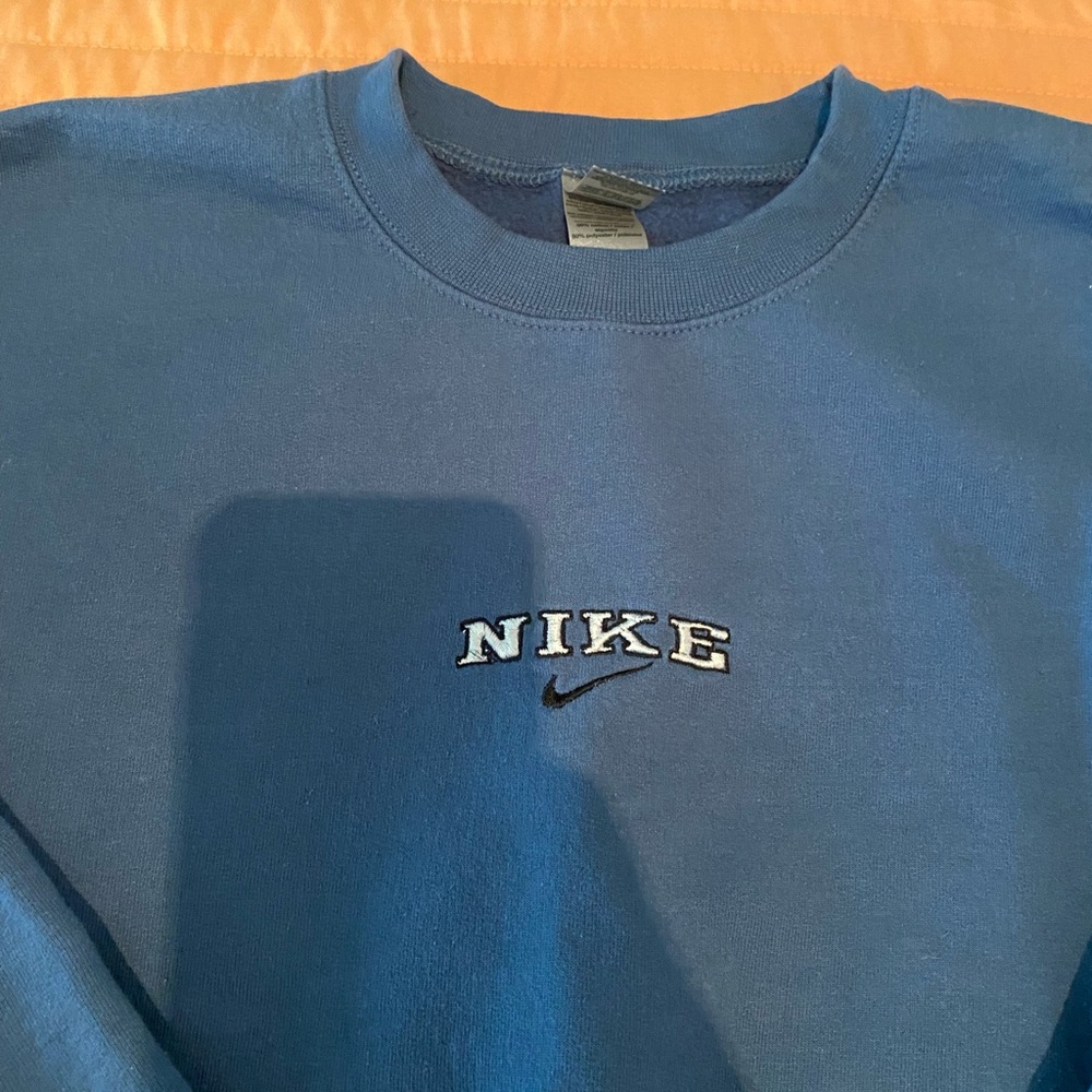 women nike blue crewneck - Picture 3 of 4